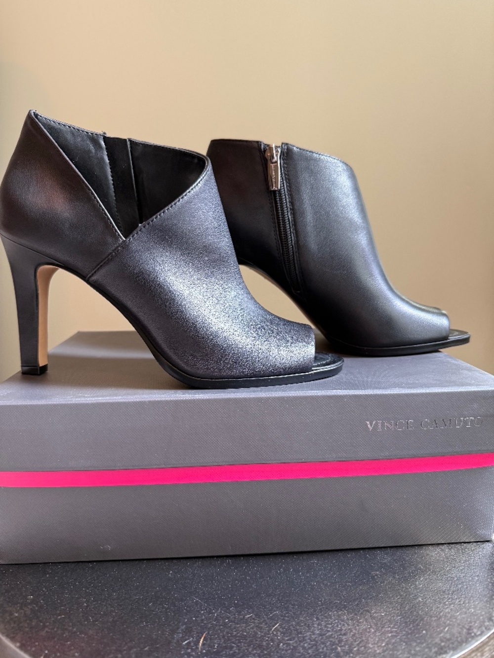 Vince Camuto Namdy Open Toe Bootie